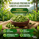 Wayanad Green Cardamom – Handpicked, Fresh & Naturally Aromatic 100gm